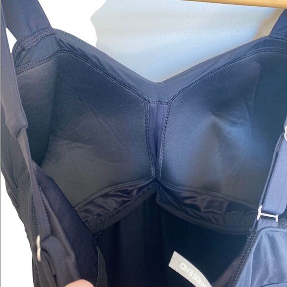 Lands End Swim Dress Black Bathing Suit 16D - Picture 4 of 6